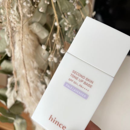 セカンドスキントーンアップベース ペールラベンダー/hince/化粧下地を使ったクチコミ(1枚目)