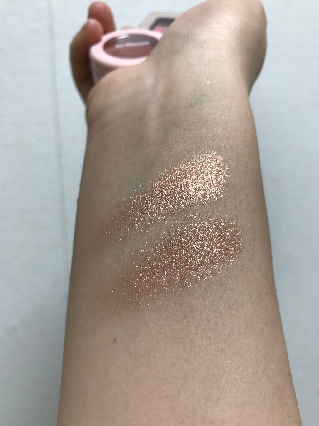 グリッタープリズム シャドウ/MISSHA/グリッターを使ったクチコミ(3枚目)