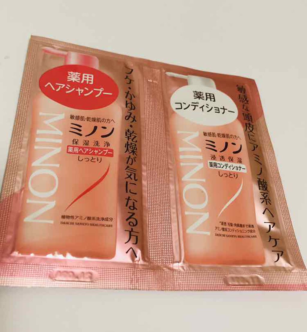 ミノン薬用ヘアシャンプー/薬用コンディショナー/ミノン/シャンプー・コンディショナーを使ったクチコミ(1枚目)