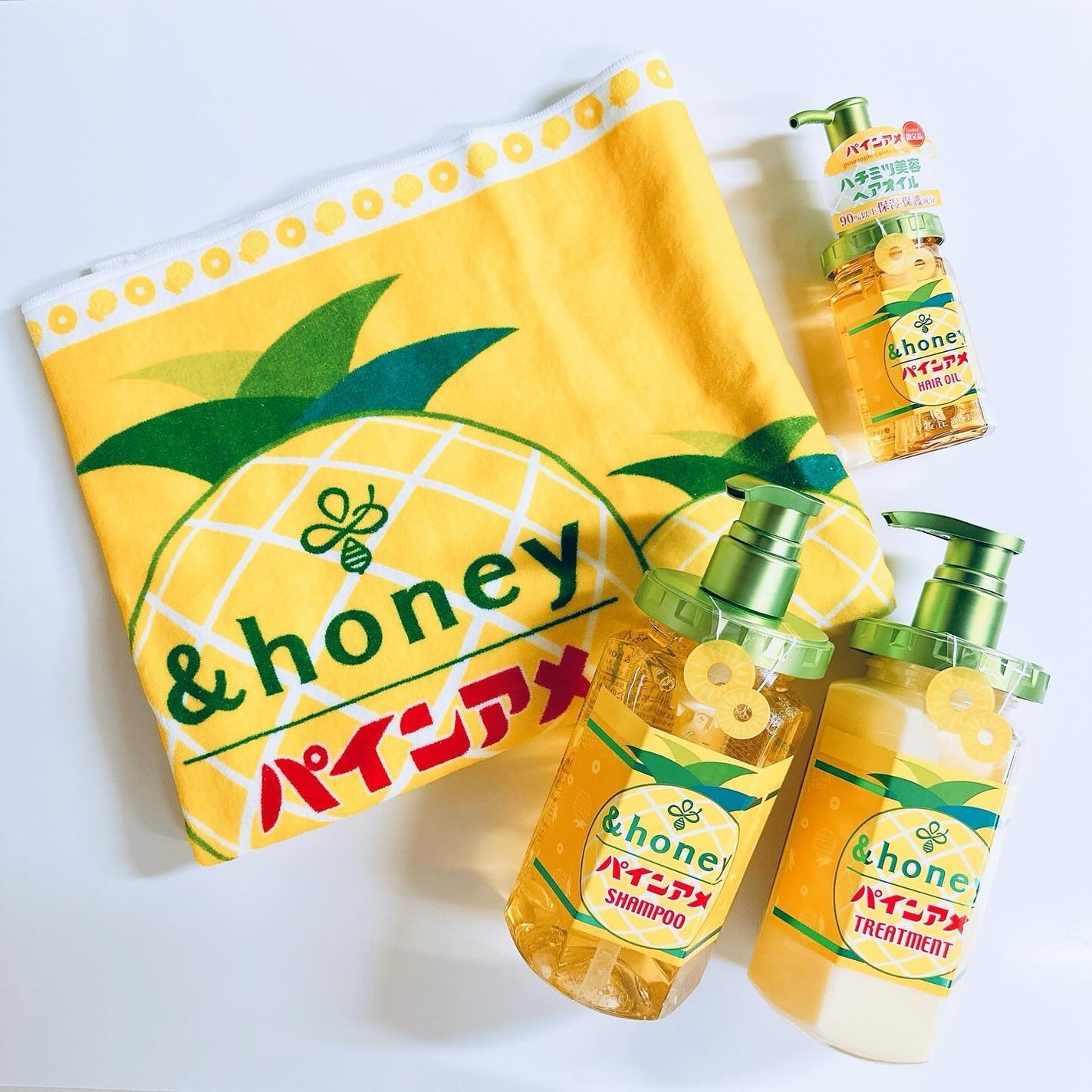 アンドハニー ディープモイスト パインアメ 限定ペアセット/&honey/市販シャンプーを使ったクチコミ(4枚目)