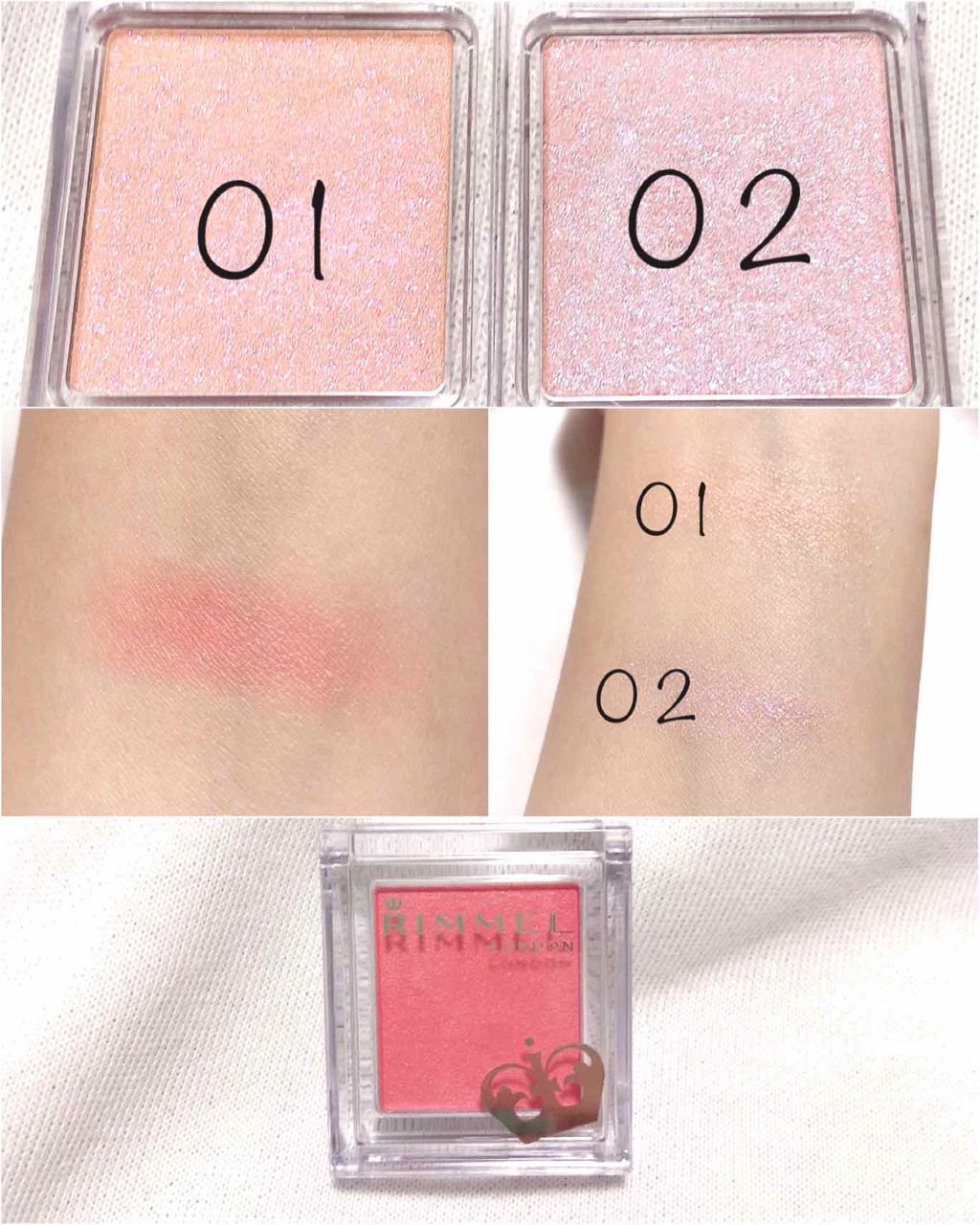 プリズム パウダーアイカラー/リンメル ロンドン/単色アイシャドウを使ったクチコミ（3枚目）