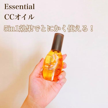 Essential
CCオイル

こちらはLIPSを通してエッセンシャル様から頂きました。

ありがとうございます！

5in1効果が嬉しいCCオイル！

アイロン・ドライヤーの熱から髪を守ってくれます