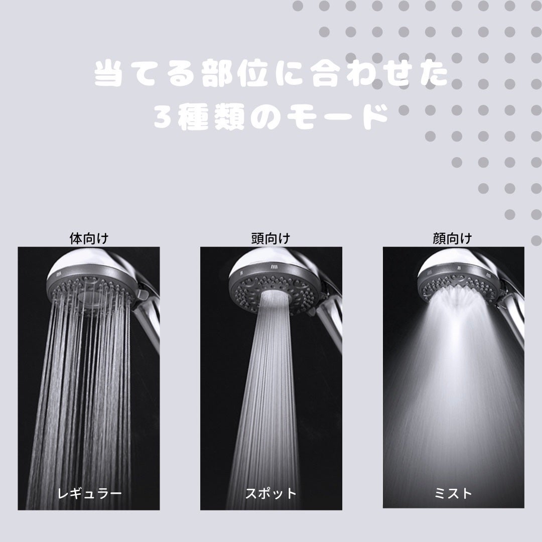 hadamo ウルトラファインバブルシャワーヘッド/KVK/シャワーヘッドを使ったクチコミ(2枚目)