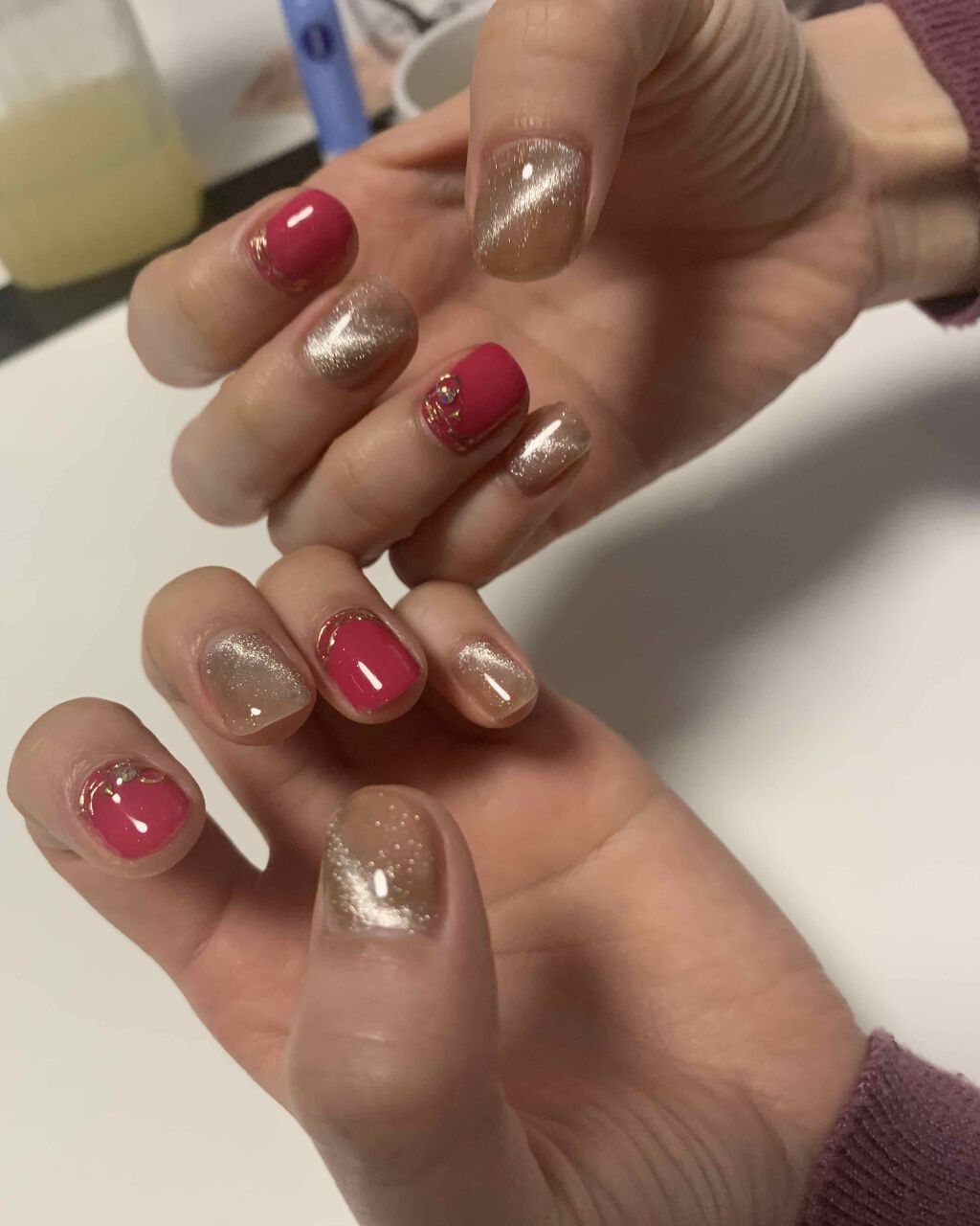 ノンワイプクリア　キャンジェル(トップコート)/プリジェル/ジェルネイルを使ったクチコミ（3枚目）