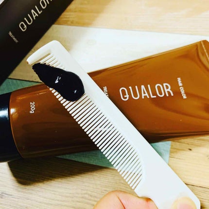 QUALOR ヘアカラートリートメント/QUALOR/ヘアカラーを使ったクチコミ(2枚目)