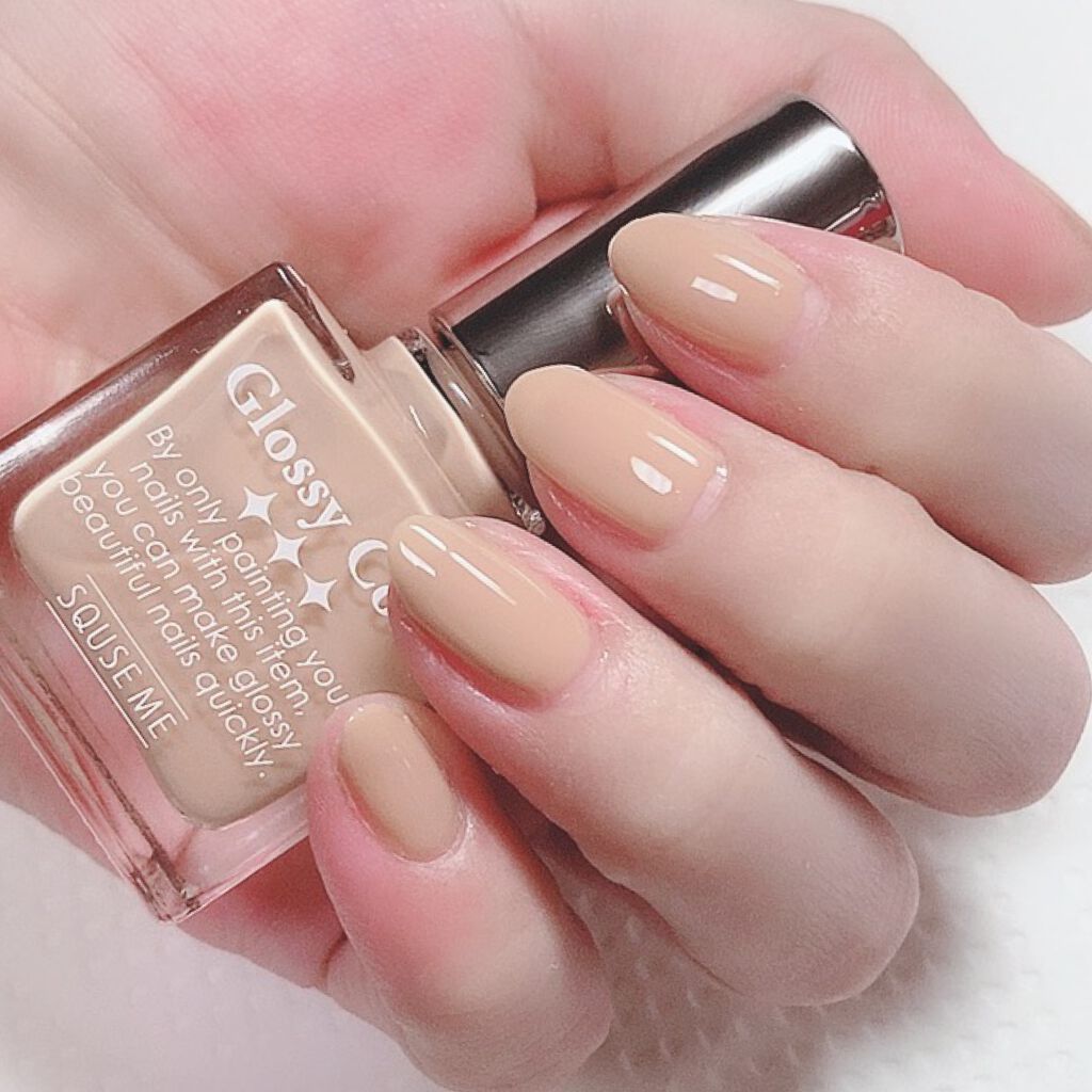 グロッシーコート/スキューズミー/オールインワンネイルを使ったクチコミ(3枚目)