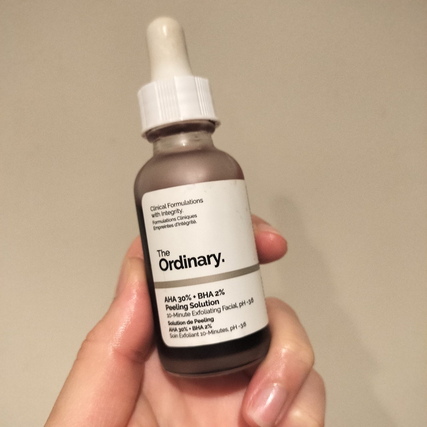 AHA 30% + BHA 2% Peeling Solution/The Ordinary/ピーリングを使ったクチコミ(1枚目)