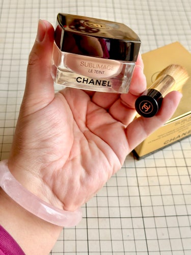 CHANEL サブリマージュ ル タンのクチコミ「日常的にロードバイク乗っています。
なので、日焼けが🥲

ファンデは最近からサブリマージュに切.....」（2枚目）