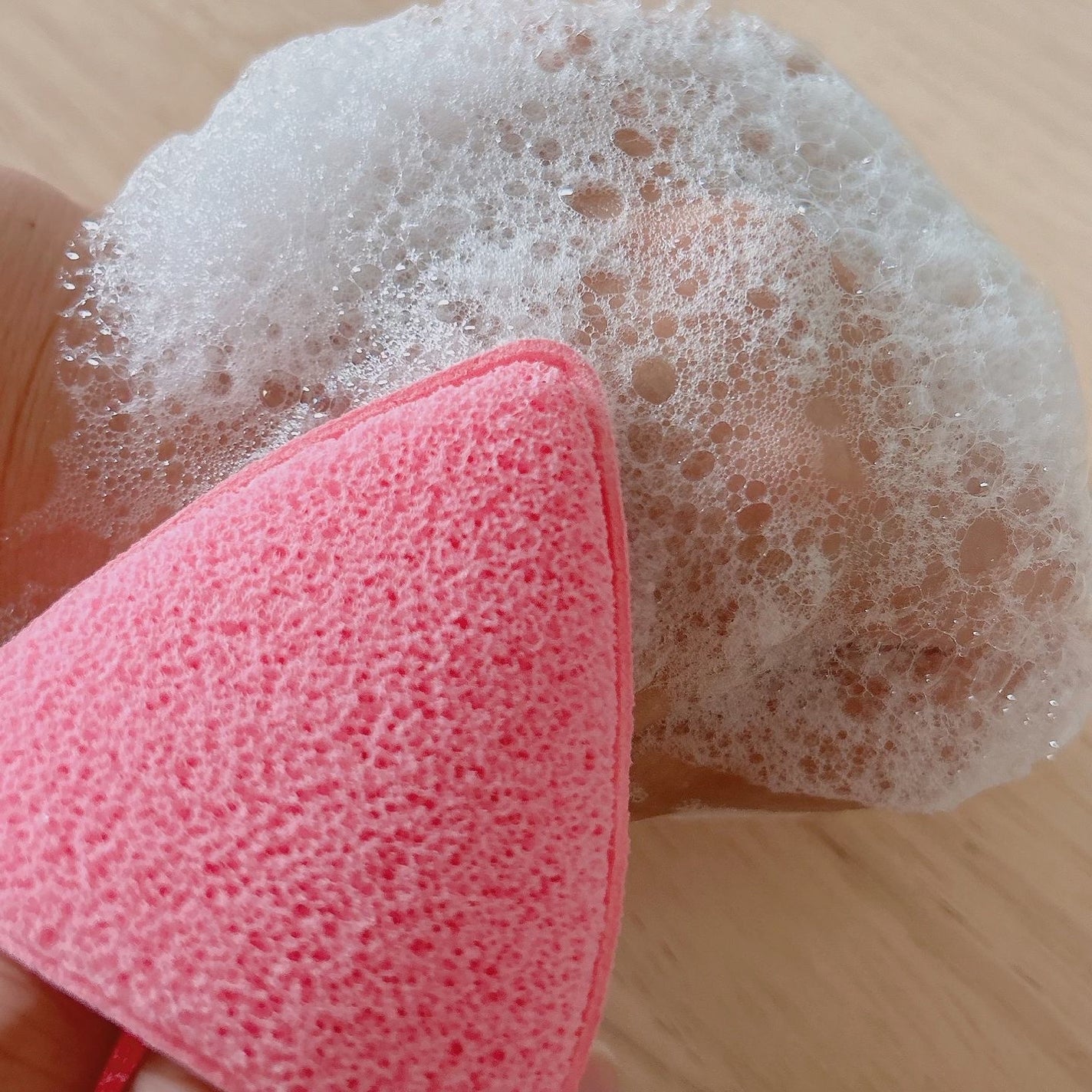 ハートクレンジングパフ/APRILSKIN/その他スキンケアグッズを使ったクチコミ(3枚目)