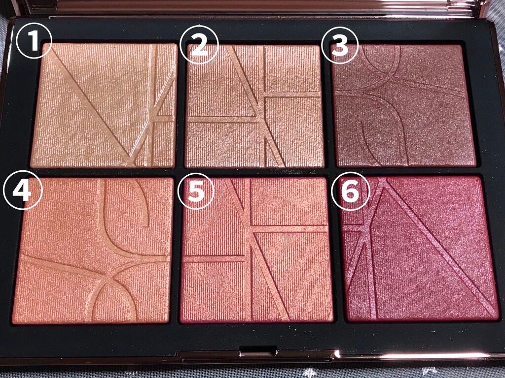 オーガズム オン ザ ビーチ チークパレット/NARS/パウダーチークを使ったクチコミ(3枚目)
