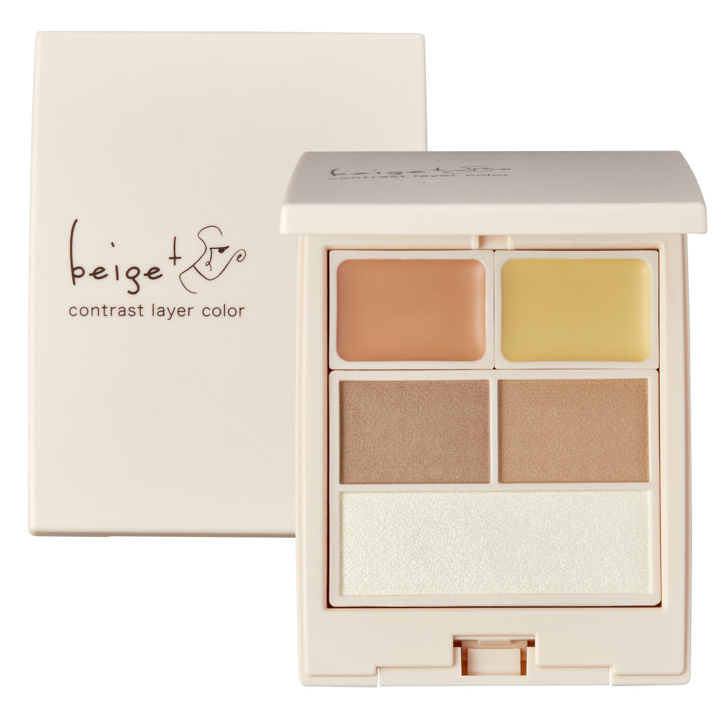 コントラストレイヤーカラー beige+
