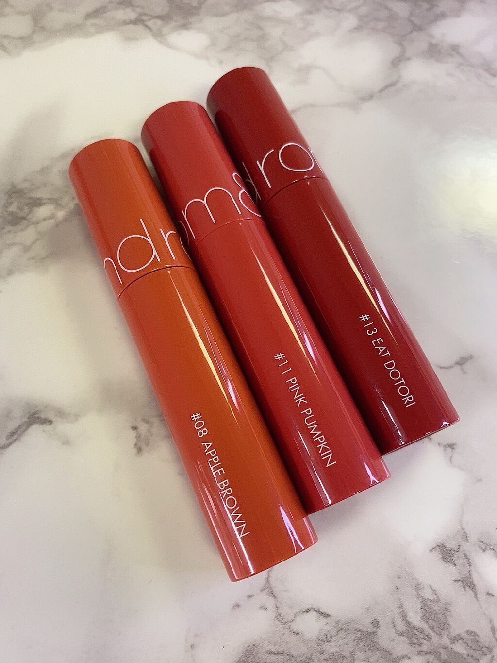 ジューシーラスティングティント/rom&nd/リップティントを使ったクチコミ（1枚目）