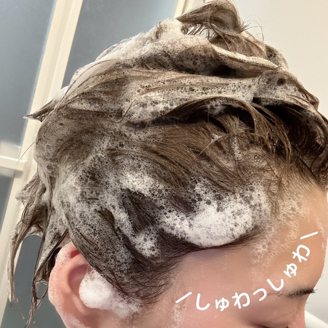 オーガニックスパークリングシャンプー/b.ris/市販シャンプーを使ったクチコミ(3枚目)