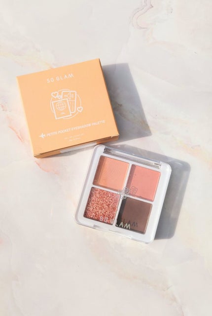 プチポケットアイシャドウパレット/SO GLAM/アイシャドウパレットを使ったクチコミ(5枚目)