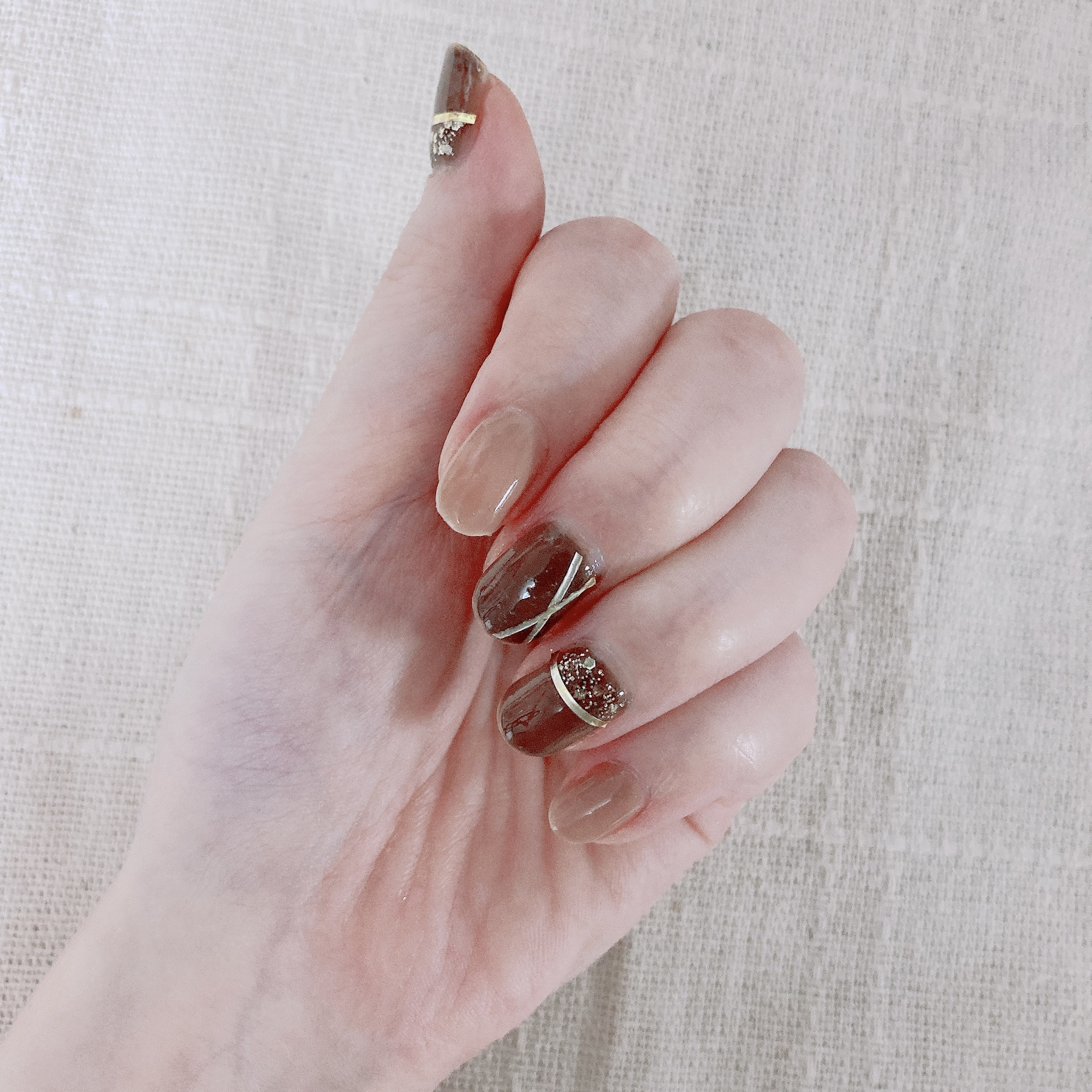 ネイルラインテープ/セリア/ネイルチップ・パーツを使ったクチコミ（1枚目）