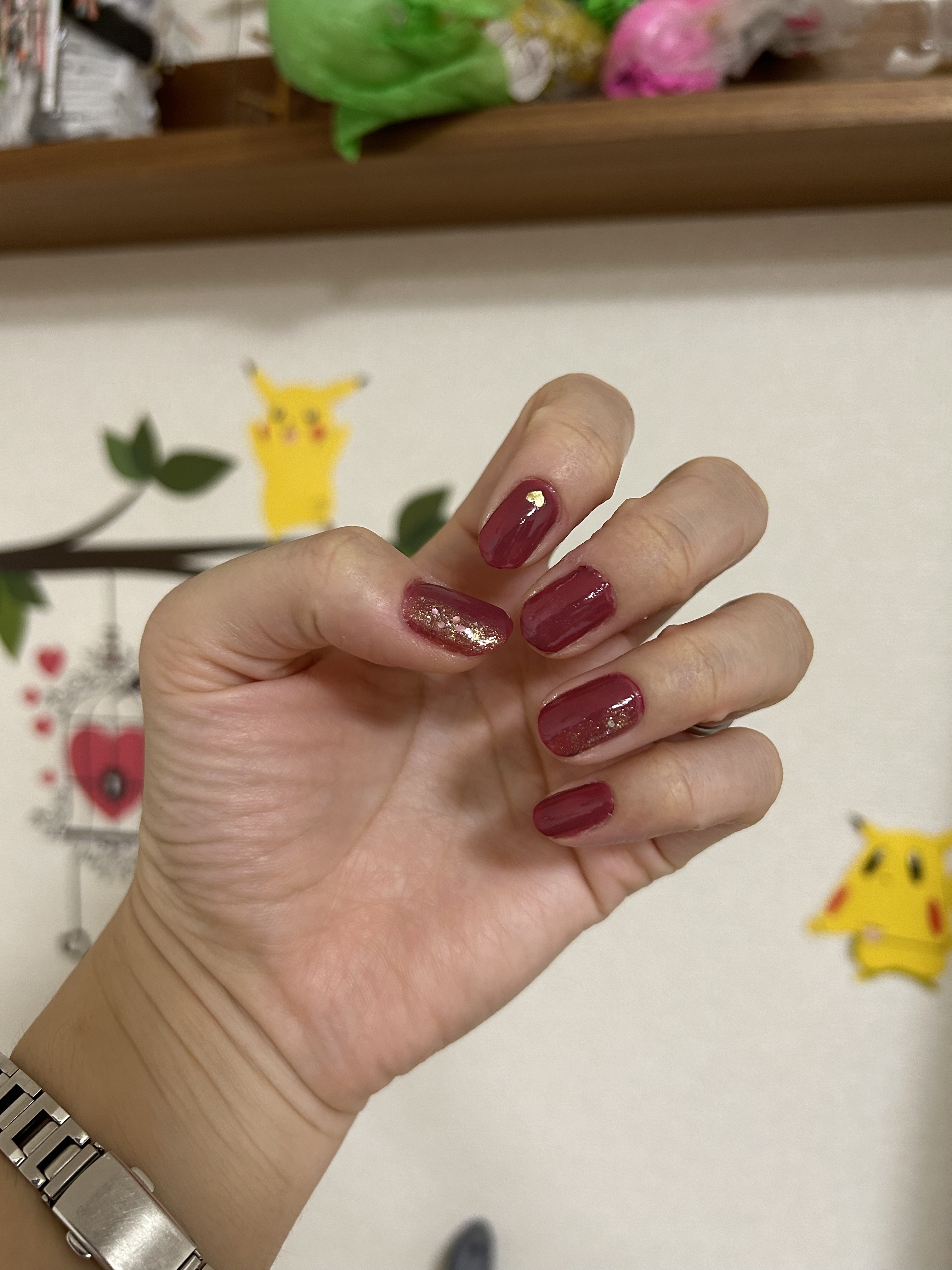 クイッククリスタルコートⅡ/ネイリスト/ネイルトップコートを使ったクチコミ（2枚目）