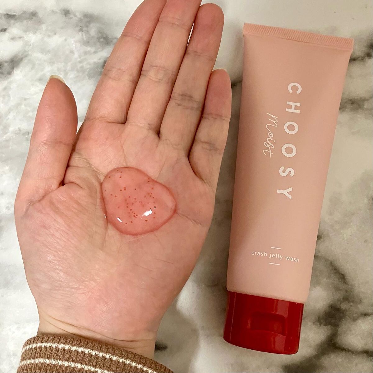 クラッシュジェリーウォッシュ/CHOOSY/その他洗顔料を使ったクチコミ（2枚目）
