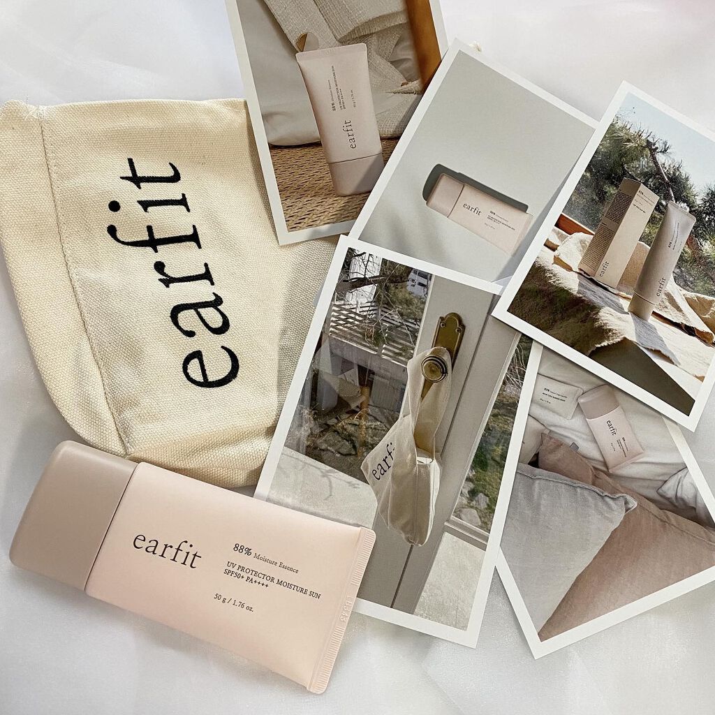 UVプロテクターモイスチャーサン/earfit/日焼け止めクリームを使ったクチコミ（1枚目）