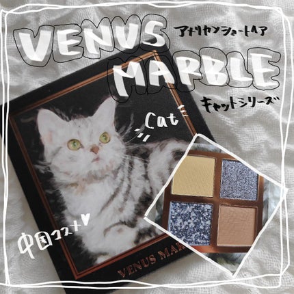 Venus Marble アイシャドウキャットシリーズ/Venus Marble/アイシャドウパレットを使ったクチコミ(1枚目)