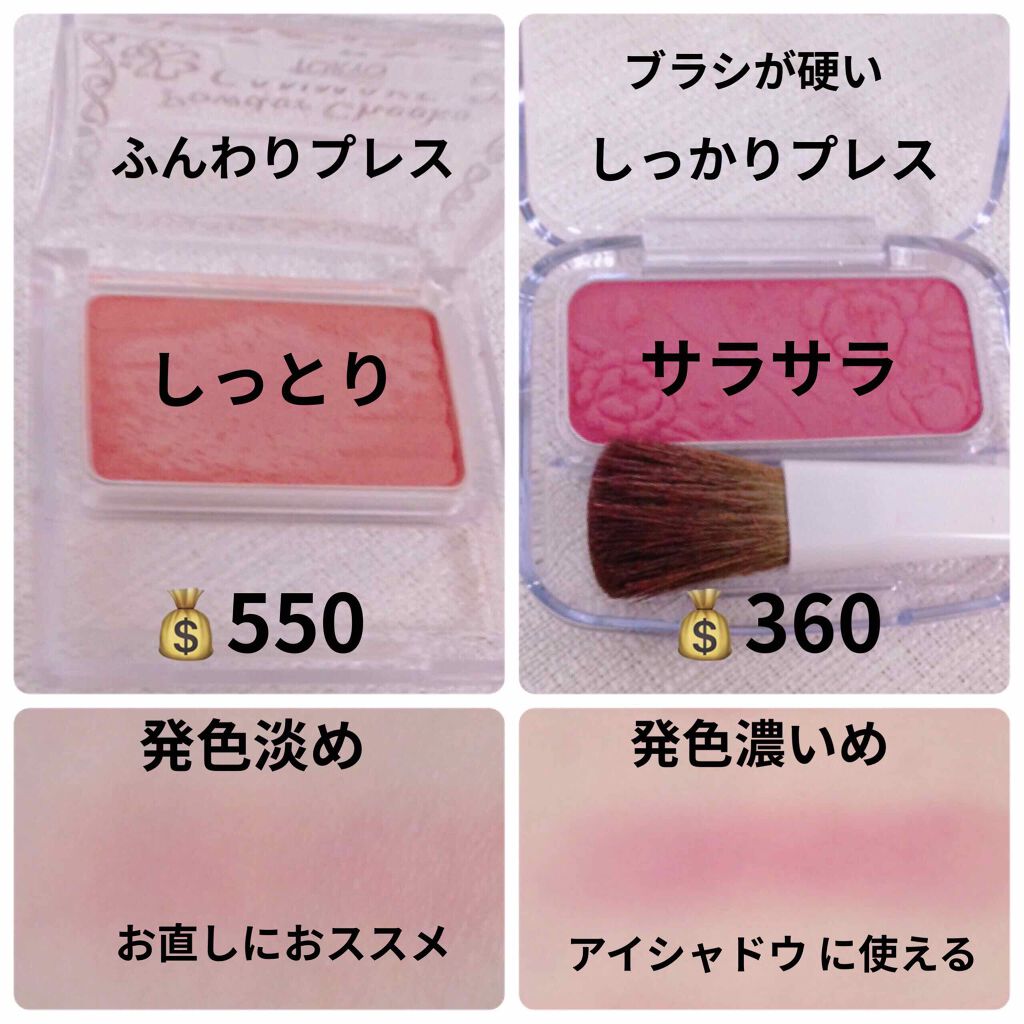 【旧品】パウダーチークス/キャンメイク/パウダーチークを使ったクチコミ(2枚目)