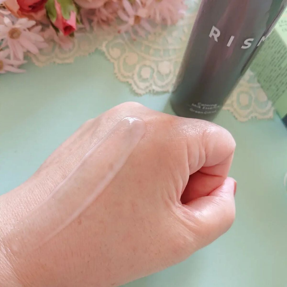 カーミング ミルクエッセンス グリーンシトラスの香り /RISM/美容液を使ったクチコミ(4枚目)