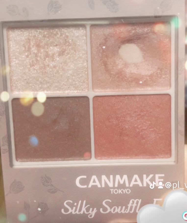 シルキースフレアイズ（マットタイプ） M02 チャイブリック/キャンメイク/アイシャドウパレットを使ったクチコミ（3枚目）
