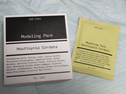 モデリングパック ドクダミ/ONE THING/シートマスク・パックを使ったクチコミ(1枚目)