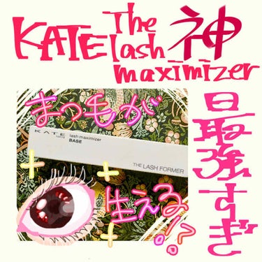 ラッシュマキシマイザーN/KATE/マスカラ下地・トップコートを使ったクチコミ（1枚目）
