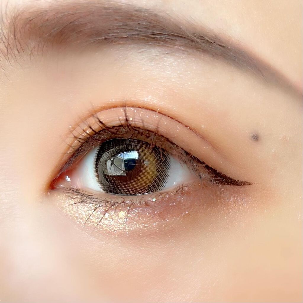 デームードブラウンマンスリー (DAYMOOD BROWN monthly)/OLOLA/1ヶ月(1MONTH)カラコンを使ったクチコミ(9枚目)