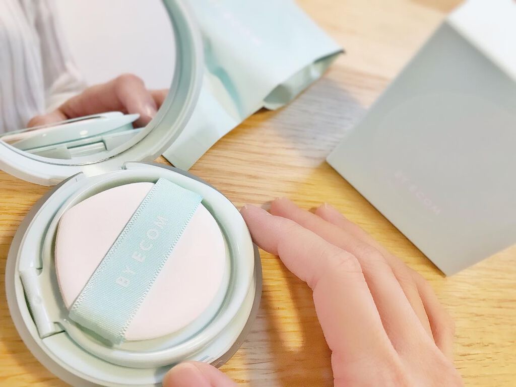 ピュアカーミングシカ クッションファンデーション/BY ECOM/クッションファンデーションを使ったクチコミ(3枚目)