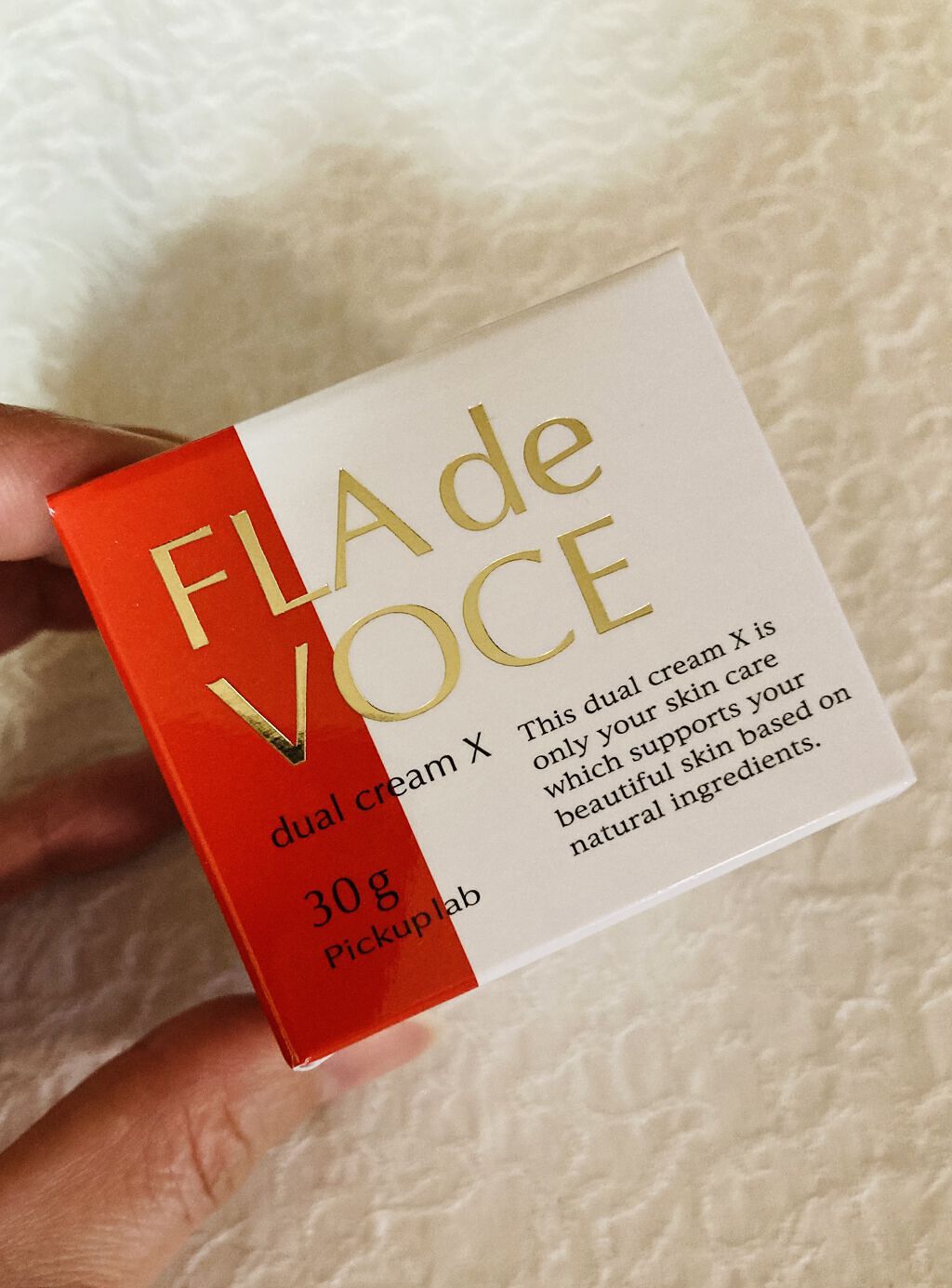 デュアル クリーム X/FLA de VOCE/フェイスクリームを使ったクチコミ（1枚目）