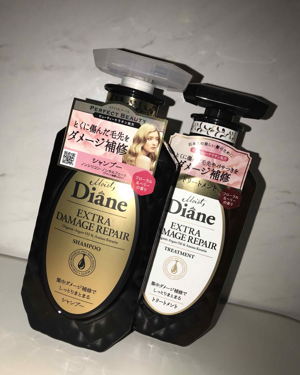 パーフェクトビューティ モイストダイアン エクストラダメージリペア シャンプー/トリートメント/ダイアン/市販シャンプーを使ったクチコミ（1枚目）