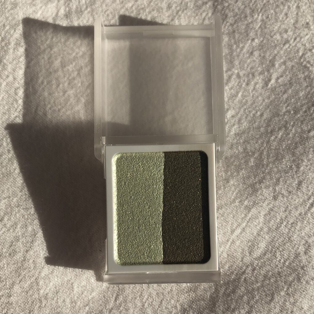 アイカラー2色タイプ/無印良品/アイシャドウパレットを使ったクチコミ（2枚目）