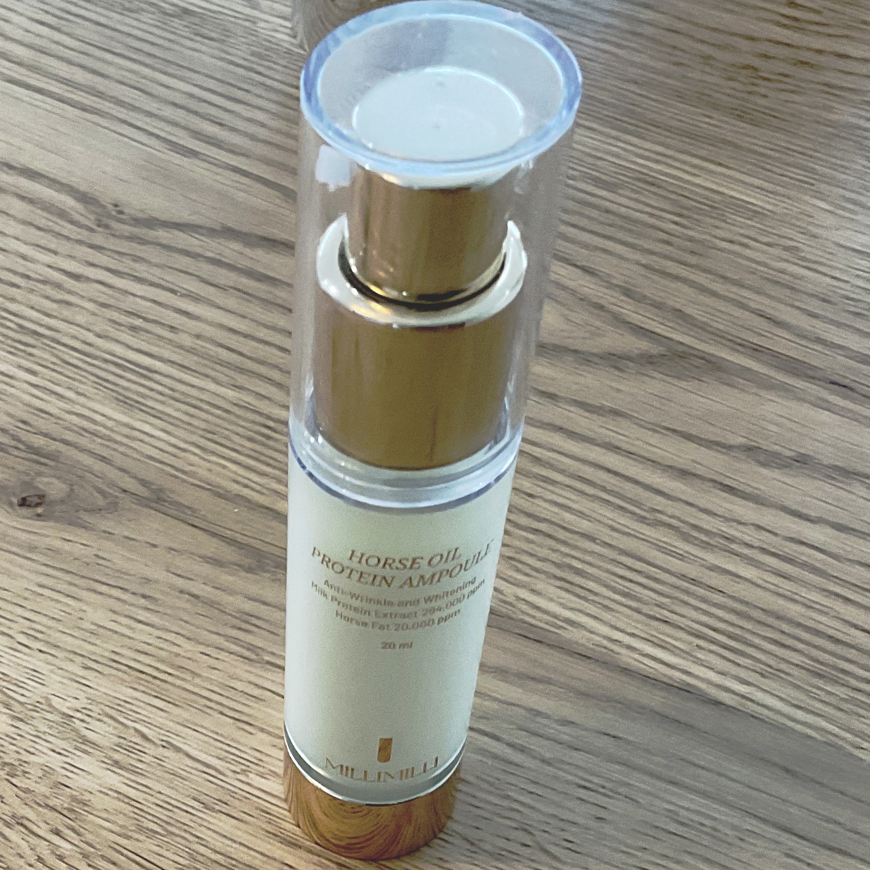 馬油タンパク質アンプル/MILLIMILLI/美容液を使ったクチコミ（1枚目）