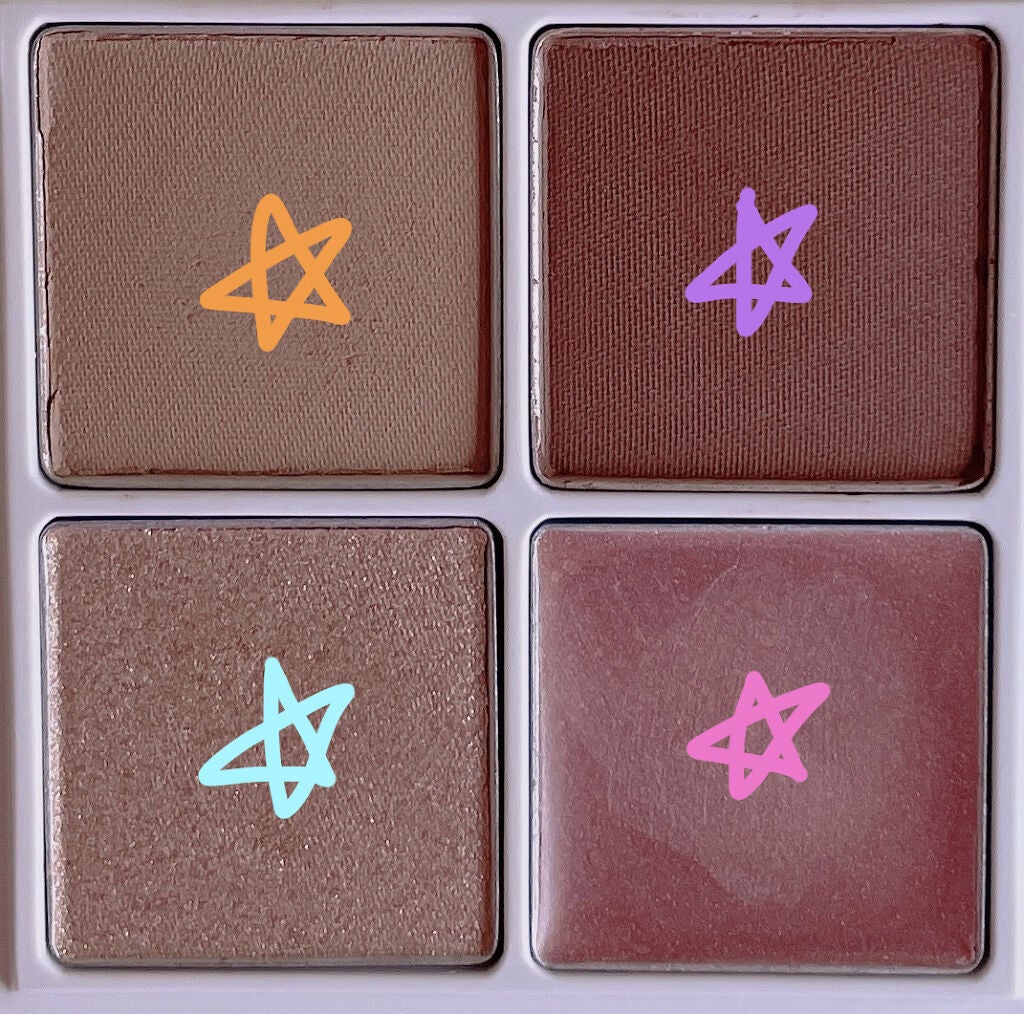 THE アイパレR/b idol/アイシャドウパレットを使ったクチコミ(2枚目)