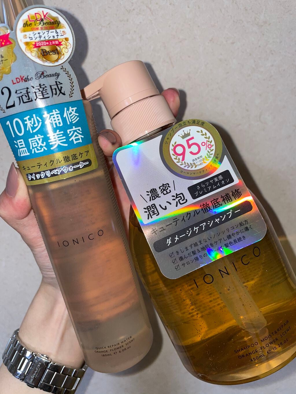 プレミアムイオン ダメージケアシャンプー (モイスト&リペア) /IONICO/市販シャンプーを使ったクチコミ(1枚目)