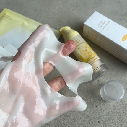 ラビューム アフターグロウ ゆずゲルマスク/Luvum/シートマスク・パックを使ったクチコミ(5枚目)