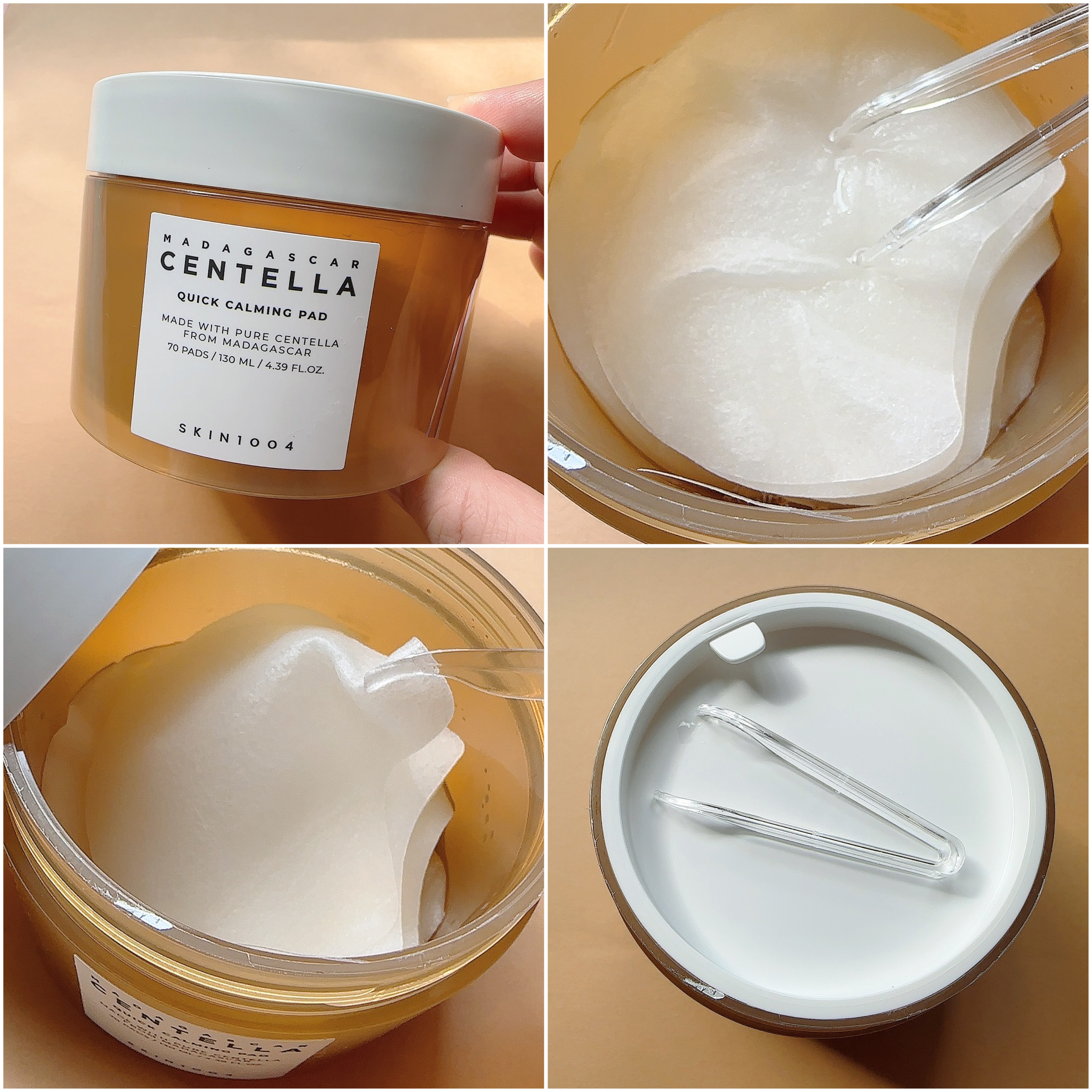 センテラ クイックカーミングパッド/SKIN1004/トナーパッドを使ったクチコミ（3枚目）