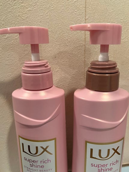 スーパーリッチシャイン ストレートビューティー シャンプー/コンディショナー/LUX/市販シャンプーを使ったクチコミ(1枚目)