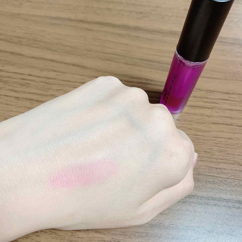 ヒント オブ カラー リップ オイル/M・A・C/口紅を使ったクチコミ(4枚目)