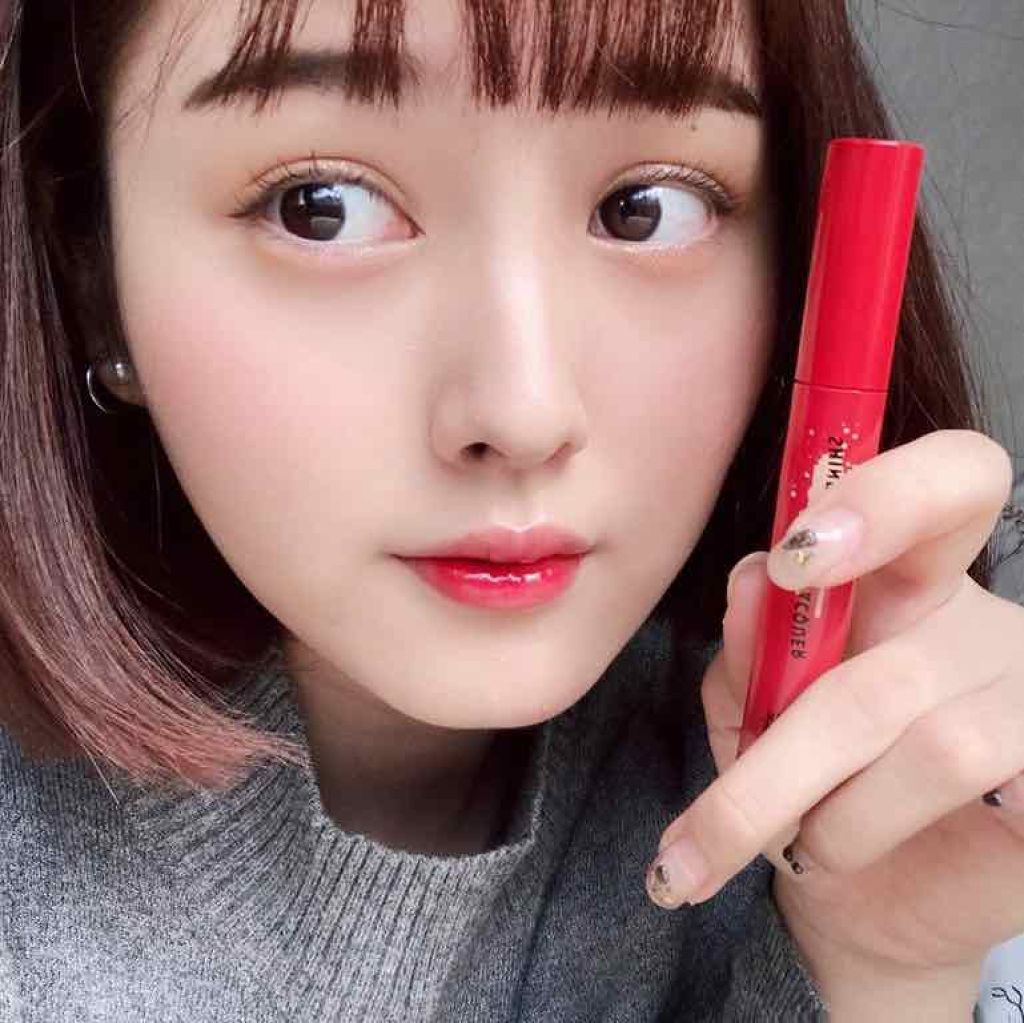 シャインシックリップラッカー/ETUDE/リップグロスを使ったクチコミ（1枚目）