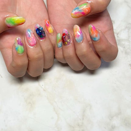 #ビジューネイル,#カラフルネイル,#夏ネイル,#ネイル,#ニュアンスネイル,#スカルプネイル,#ジェルネイル,#ママネイル,#ギャルネイル,#大人ネイル,#派手ネイル,#やり放題ネイル,#城陽ネイル,#大阪ネイル,#奈良ネイルのネイルデザイン