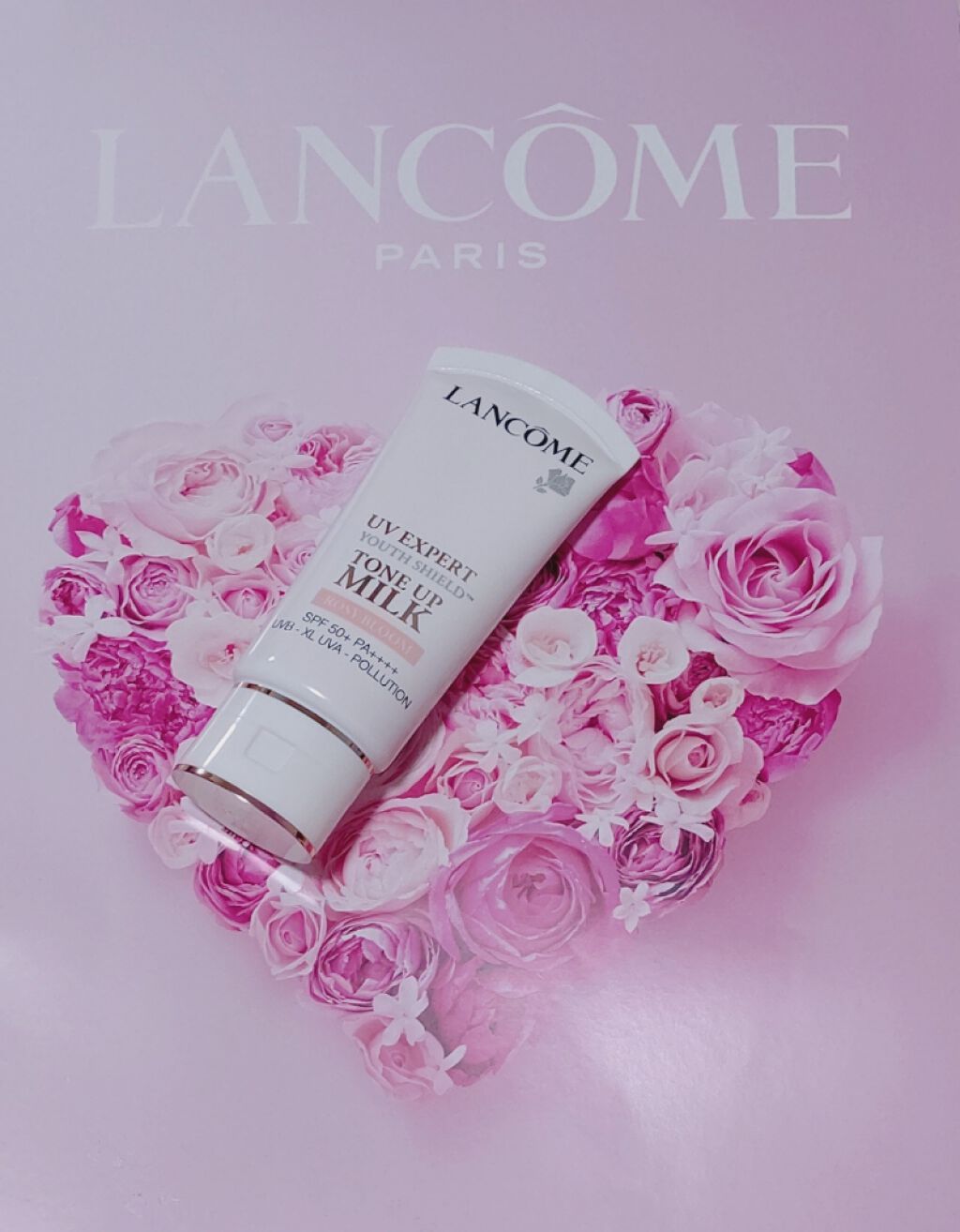 UV エクスペール トーン アップ ローズ/LANCOME/日焼け止め・UVケアを使ったクチコミ（2枚目）