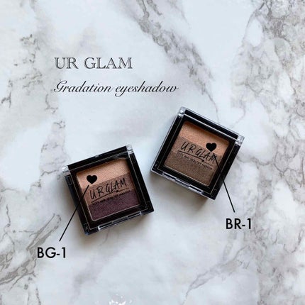 UR GLAM GRADATION EYESHADOW/U R GLAM/アイシャドウパレットを使ったクチコミ(1枚目)