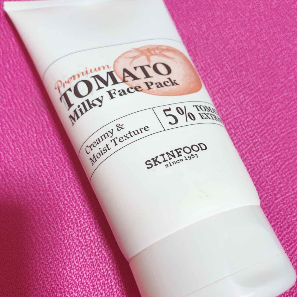 プレミアムトマト ミルキーフェイスパック/SKINFOOD/洗い流すパック・マスクを使ったクチコミ(1枚目)