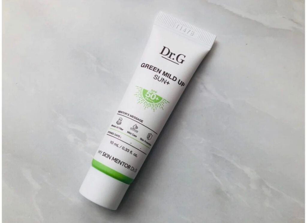 グリーンマイルドアップサンプラス/Dr.G/日焼け止めクリームを使ったクチコミ(1枚目)