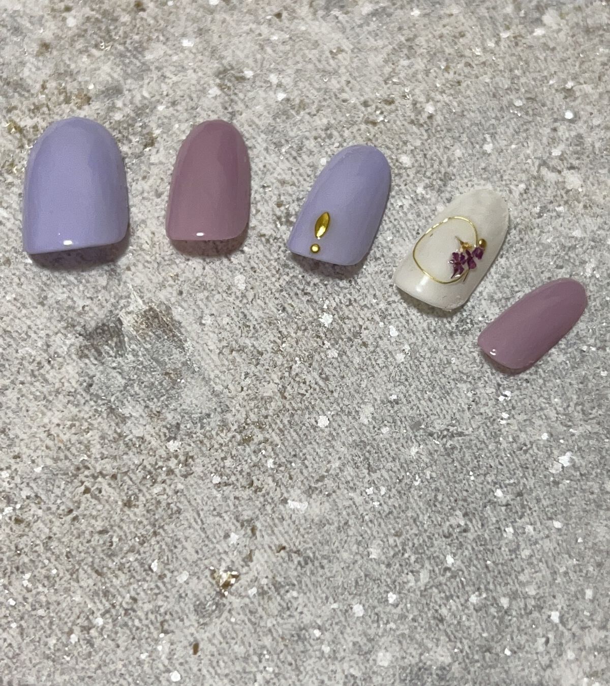 パル カラージェル ラベンダー/キャンドゥ/ジェルネイルを使ったクチコミ（2枚目）