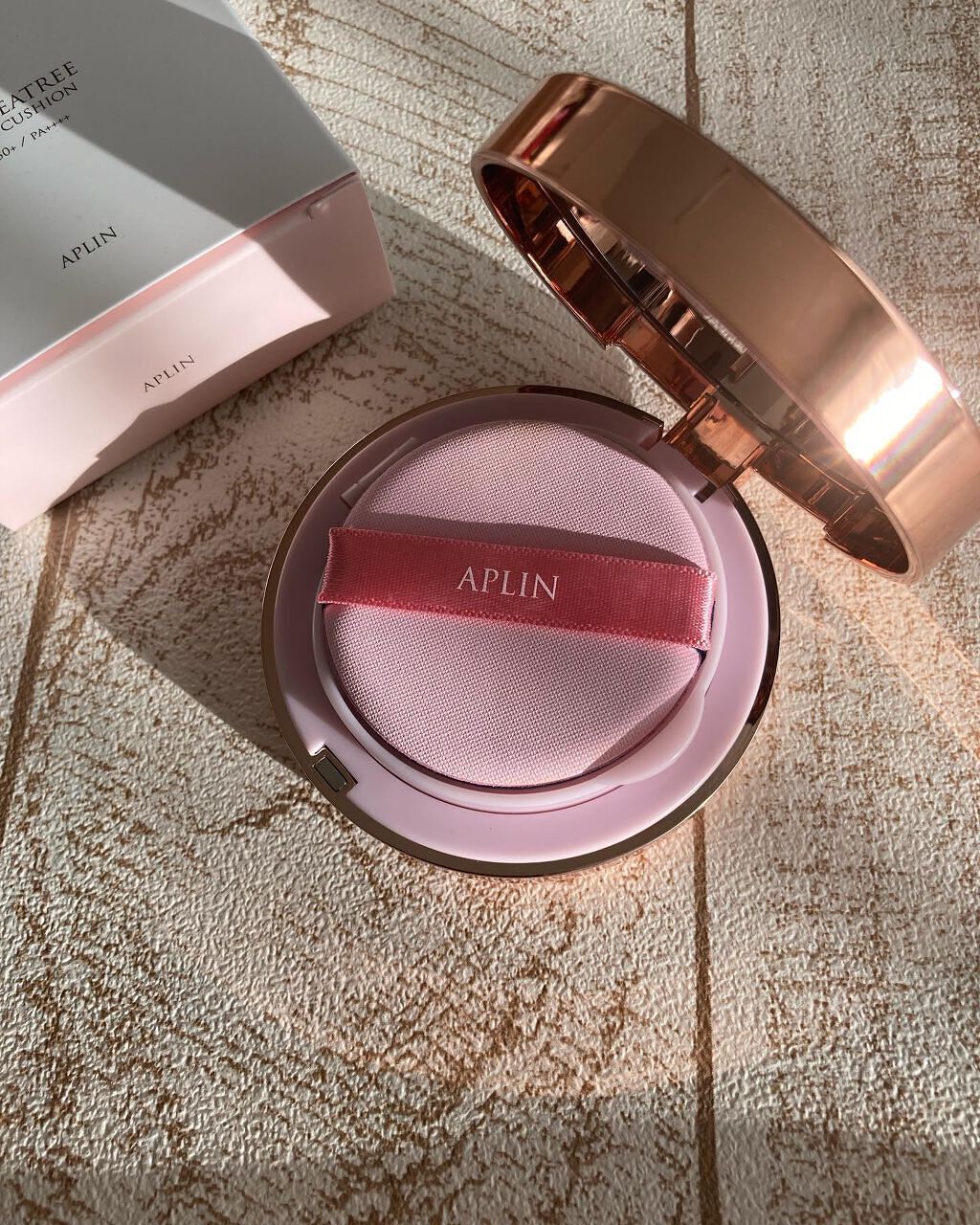 ピンクティーツリーカバークッション/APLIN/クッションファンデーションを使ったクチコミ（3枚目）