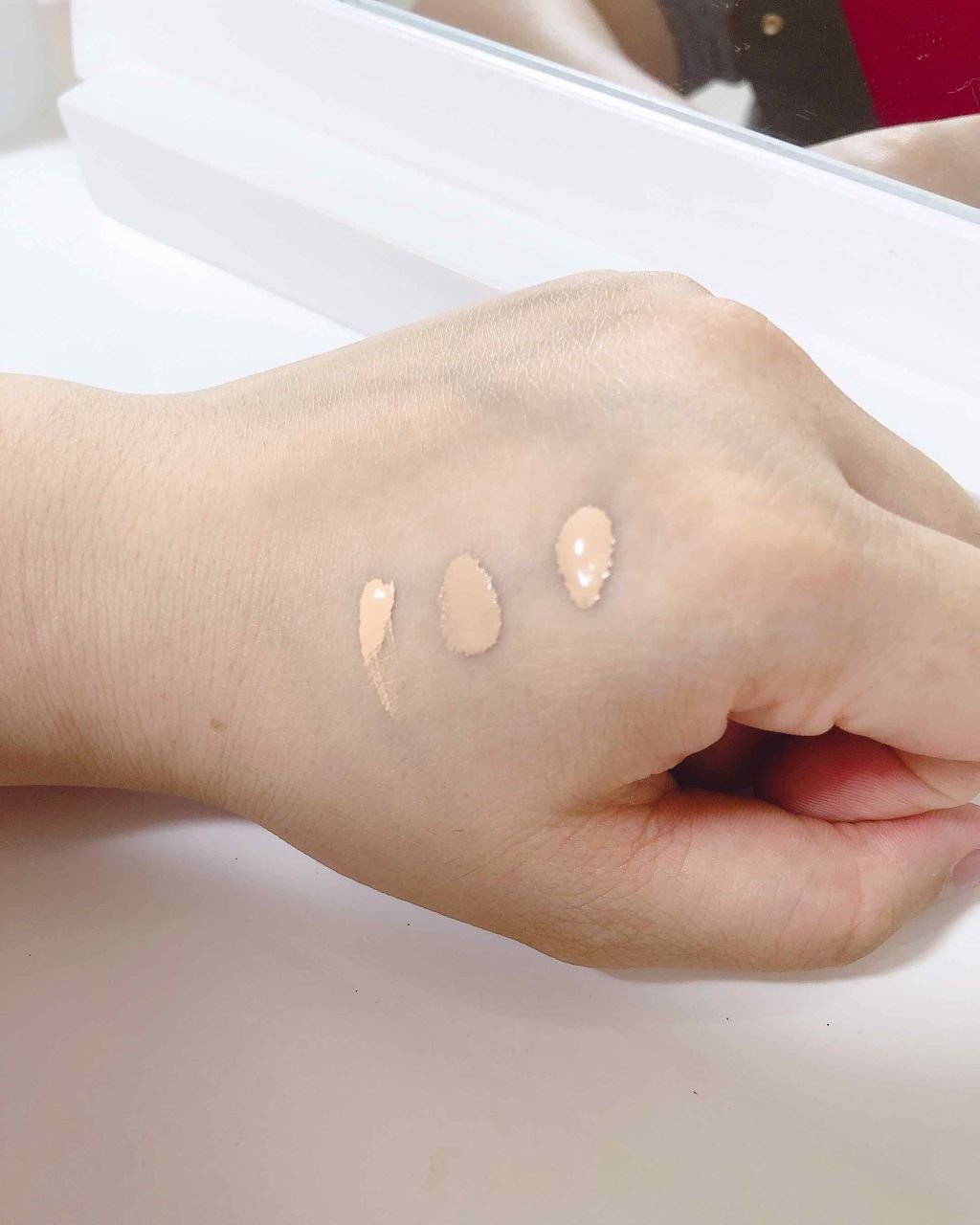 (旧)アンリミテッド ラスティング フルイド/shu uemura/リキッドファンデーションを使ったクチコミ(2枚目)