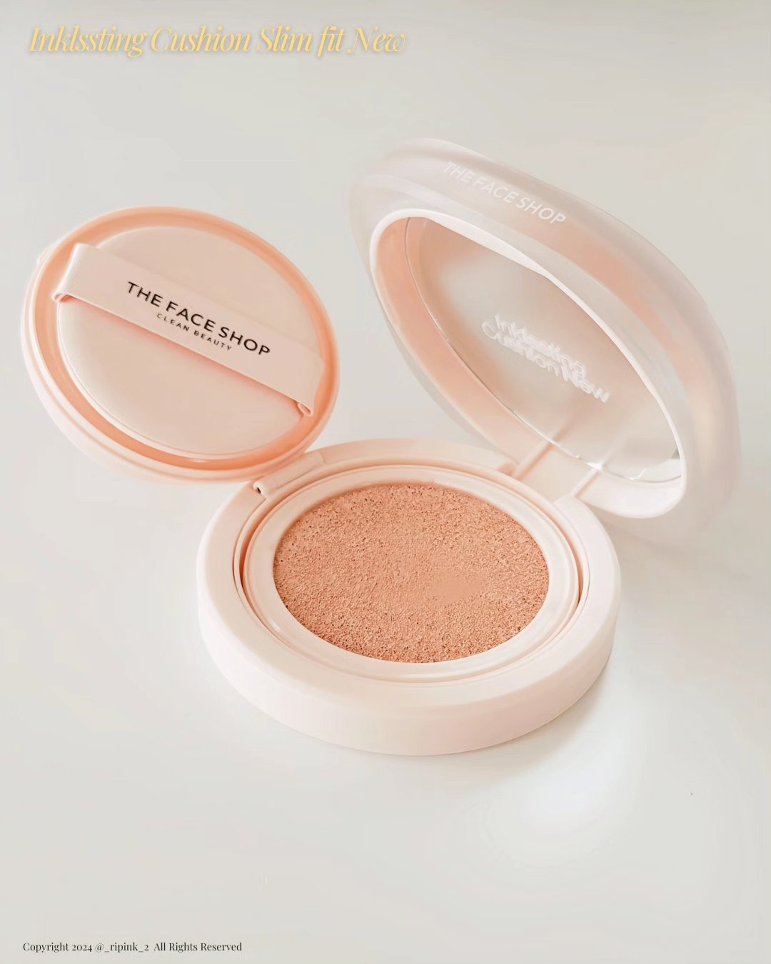 インクラスティングクッション/THE FACE SHOP/クッションファンデーションを使ったクチコミ（3枚目）